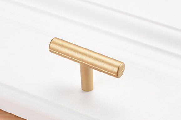 Gold Cabinet and Drawer Pulls — Aluminum, Multiple Sizes and Styles