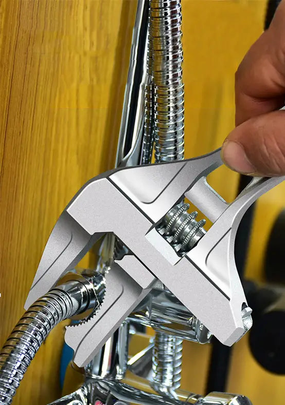Mini Adjustable Wrench, 5/8 to 2-11/16 Inch Jaw