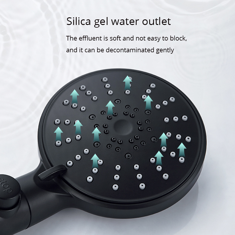 5-Mode Silicone Handheld Shower Head