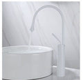 Basin Faucet, Black with High-Arc Spout