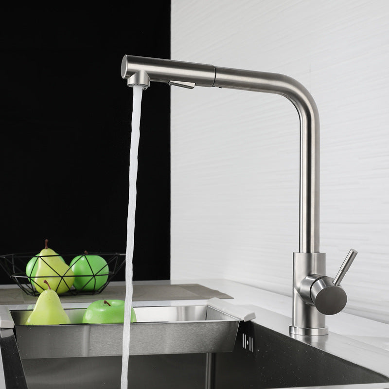 Pull-Out Kitchen Faucet, 304 Stainless Steel