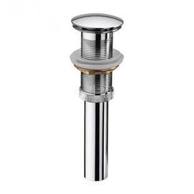 Pop-Up Sink Drain — Black, Rose Gold, White, Chrome or Gun Gray, With or Without Overflow