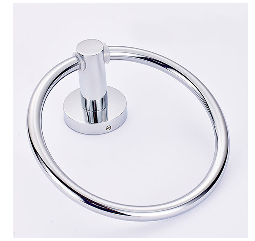 Chrome Towel Ring and Bath Hardware