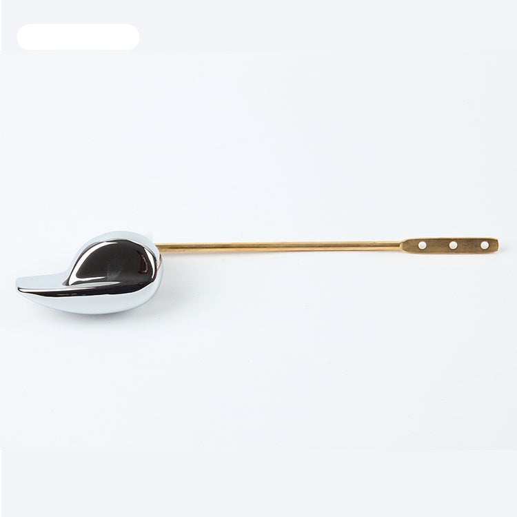 Brass Toilet Tank Handle, Front or Side Mount