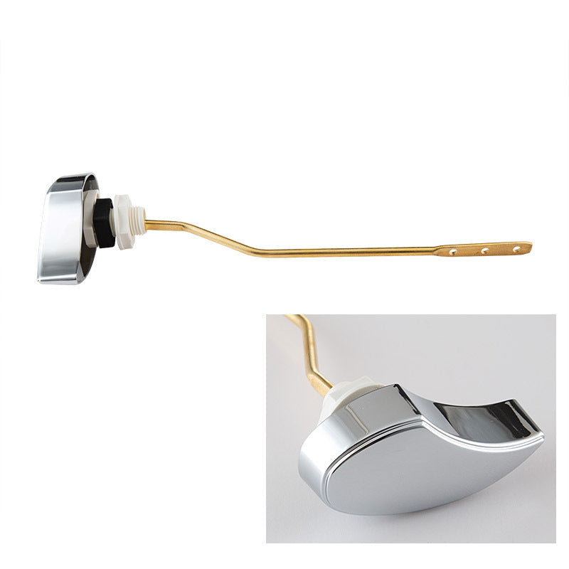 Brass Toilet Tank Handle, Front or Side Mount