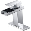 Wall-Mounted Basin Faucet, Copper — Chrome, Brushed or Black