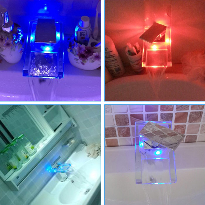 Single-Hole Waterfall Basin Faucet