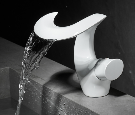 Brass Waterfall Basin Faucet (Complete Set)