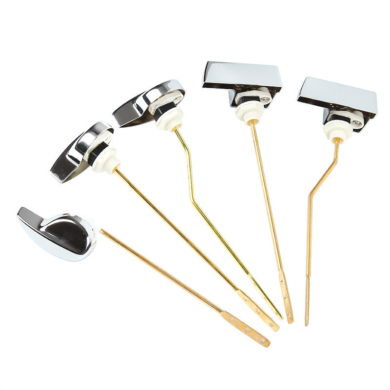 Brass Toilet Tank Handle, Front or Side Mount