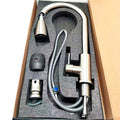 Pull-Down Kitchen Faucet - Brushed Stainless Steel, Single Lever Mixer