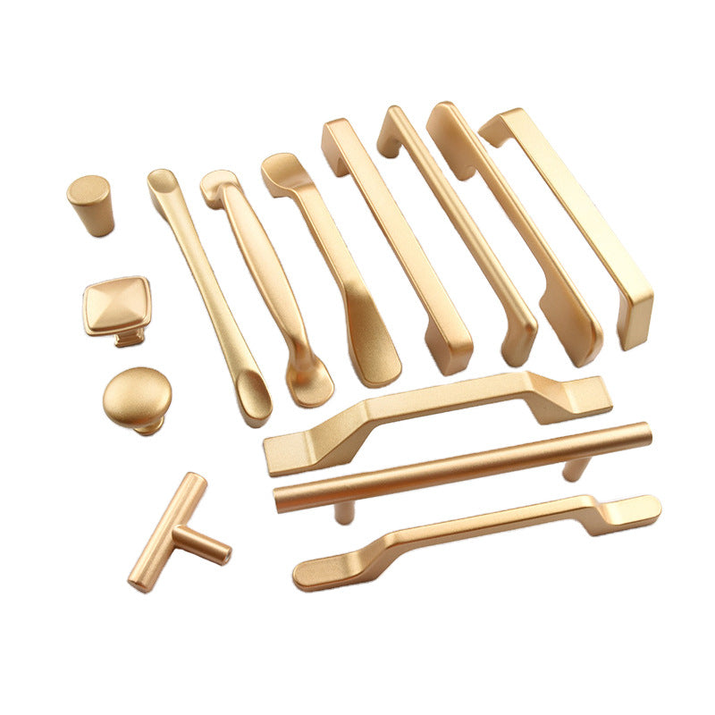 Gold Cabinet and Drawer Pulls — Aluminum, Multiple Sizes and Styles